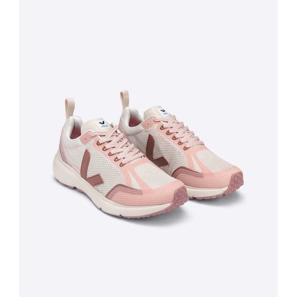 Veja CONDOR 2 ALVEOMESH Cipő Női Beige/Pink | HU 497PJJ